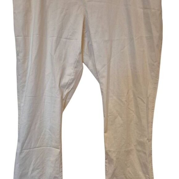 Old Navy Women's Cream Cotton/Spandex OGC High Waist Pants NEW - Picture 3 of 14